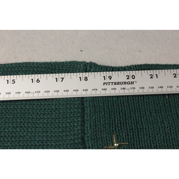 VTG Christmas Sweater Santa Womens Sz M Tiara Int. Crochet Beaded Ugly Party - Picture 11 of 11